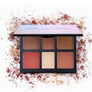 Wingme Cosmetics Ethereal Rose Brown and Cream Blush Palette